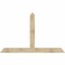 Ekena Millwork Portland Rough Sawn Timber Gable Bracket, Douglas Fir, 84"W x 53"H x 6"D x 6"F, 15/12 Pitch GBW084X53X0606POR00RDF - alternate 1